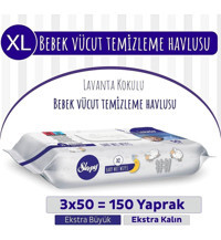 Sleepy Lavanta 150 Yaprak 3'lü Islak Mendil