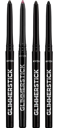Avon Glimmerstick Asansörlü Parlak Simli Akmayan Çok Renkli Göz Kalemi Pembe-Siyah