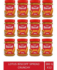Lotus Biscoff Crunchy Spread Bisküvi Ezmesi 12x380 gr