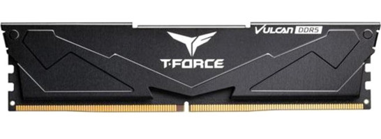 Team T-Force Vulcan Black FLBD516G6000HC38A01 16 GB DDR5 1x16 6000 Mhz Ram