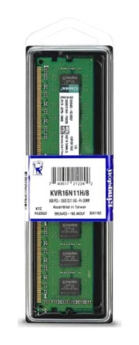 Kingston KVR16N11H/8 8 GB DDR3 1x8 1600 MHz Ram