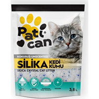 Pati Can Topaklanan Kalın Taneli Kristal Kedi Kumu 3.8 lt
