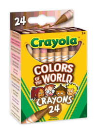 Crayola Colors of The World 24'lü Kalem Pastel Boya Seti