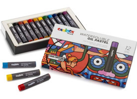 Carioca Plus Watersoluble 12'li Yağlı Pastel Boya Seti