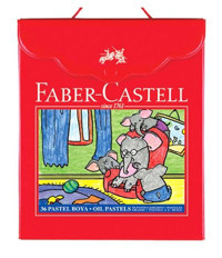 Faber-Castell 125137 Çantalı 36'lı Yağlı Pastel Boya Seti