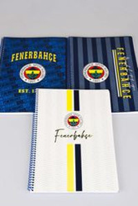 Fenerbahçe A4 72 Yaprak Kareli Telli Karton Kapak 1 Adet Fenerbahçe Okul Defteri