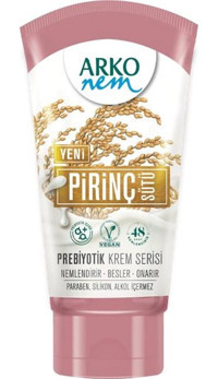 Arko Prebiyotik Pirinç Sütü Tüm Ciltler Vegan Parfümsüz El Kremi 60 ml