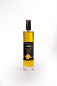 Mush Portakal Aromalı Polifenolsüz Soğuk Sıkım Olgun Hasat Cam Sızma Zeytinyağı 130 ml