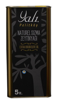 Yalı Pelitköy Naturel Sızma Zeytinyağı Organik Filtresiz Polifenollü Soğuk Sıkım Olgun Hasat Teneke Sızma Zeytinyağı 5 lt