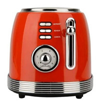 Zilan ZLN7040 2 Dilim Kırıntı Tepsili Telli 850 W Kırmızı Retro Mini Ekmek Kızartma Makinesi