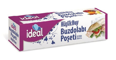 İdeal Küçük Kilitli Buzdolabı Poşeti 30'lu