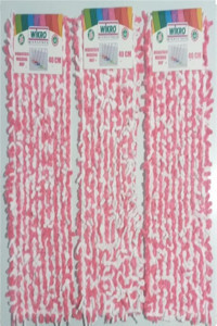 Wikro Mikrofiber Makarna 3 Adet Mop Pembe