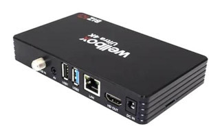Wellbox BIZ10 16 GB Harici İnternetli Android Çanaklı 4K Uydu Alıcısı