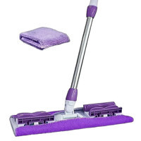 Evima Teleskopik Uzatılabilir Mandallı Sihirli Mop Mor
