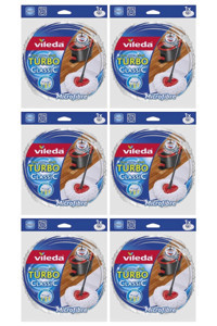 Vileda Turbo & Easy 6 Adet Paspas Beyaz