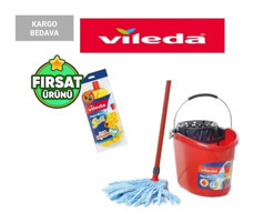 Vileda Süpermacio Mop Seti Kırmızı