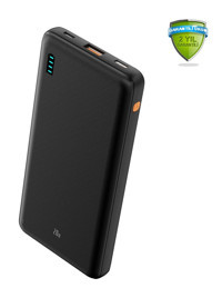Robeve 10000 mAh Hızlı Şarj Dijital Göstergeli Micro USB Çoklu Bağlantı Kablosuz Powerbank Siyah