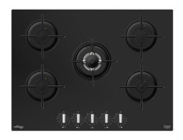 Tommatech Tao7001Bg Doğalgazlı Cam 5 Gözlü Wok Gözü Beyaz Ankastre Ocak