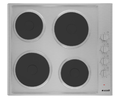 Arçelik SOE 601 Elektrikli Çelik 4 Gözlü Gri Set Üstü Ocak
