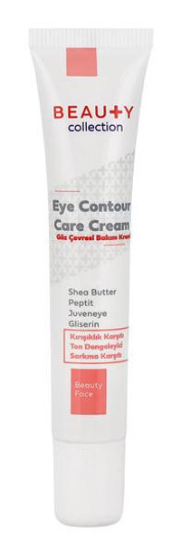 Beauty Collection Kırşıklık Karşıtı Tüm Ciltler İçin Göz Çevresi Krem Tüp 20 ml