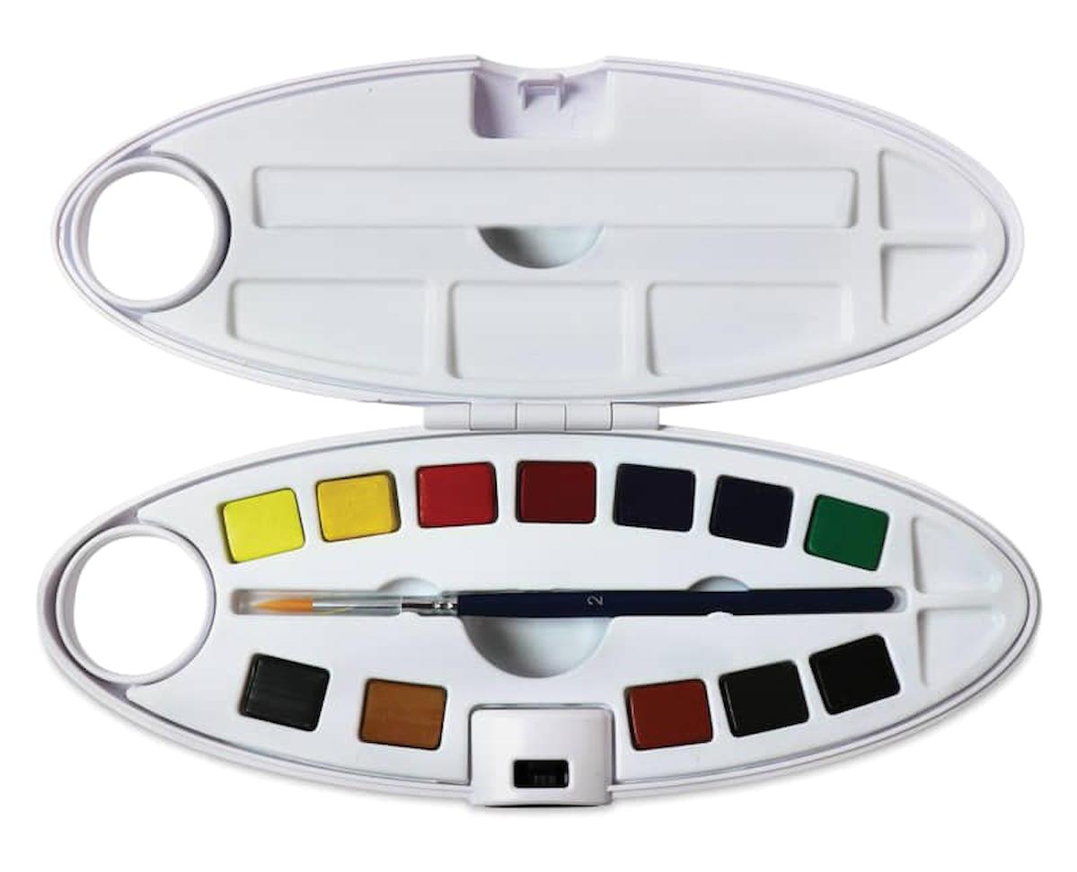 Pebeo Watercolour Aquarelle Fine 12'li Tablet Sulu Boya Seti