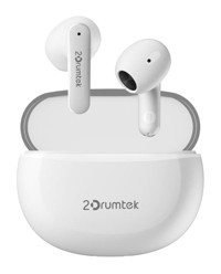 A4Tech 2Drumtek B20 Çift Mikrofonlu 5.2 Silikonsuz Gürültü Önleyici Kablosuz Kulak İçi Bluetooth Kulaklık Beyaz