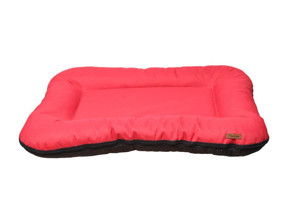 Chester Outdoor Yıkanabilir Tek Fonksiyonlu 70x50 cm Simit Kedi Yatağı Kırmızı