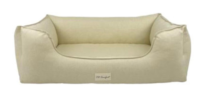 Pet Comfort Alpha Zeugma Yıkanabilir Tek Fonksiyonlu 105x85 cm Simit Kedi Yatağı Sarı