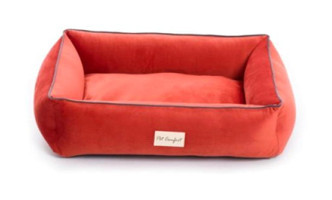 Pet Comfort Golf Yıkanabilir Tek Fonksiyonlu 75x60 cm Simit Kedi Yatağı Tarçın