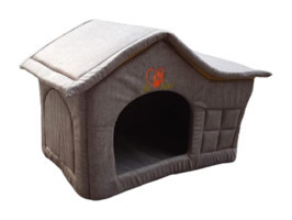 Lavista Yıkanabilir Tek Fonksiyonlu 56x45 cm Üstü Kapalı Kedi Yatağı Gri