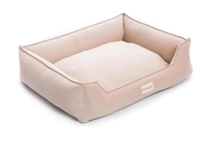 Pet Comfort Delta Yıkanabilir Tek Fonksiyonlu 90x70 cm Simit Kedi Yatağı Ekru