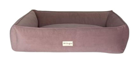 Pet Comfort Golf Yıkanabilir Tek Fonksiyonlu 105x80 cm Simit Kedi Yatağı Pembe