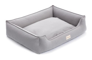 Pet Comfort Delta Yıkanabilir Tek Fonksiyonlu 105x80 cm Simit Kedi Yatağı Gri