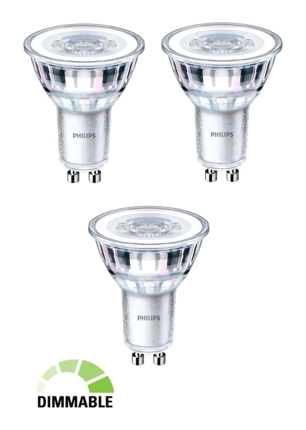 Philips Corepro 40 W Dimmerli Tasarruflu Akıllı Sarı Gu10 Yuvarlak Led Ampul