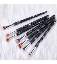 Eda Luxury Beauty Diamond 7'li Eyeliner Far Makyaj Fırçası Seti