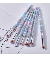 Eda Luxury Beauty Diamond Eyeliner Far Makyaj Fırçası Seti