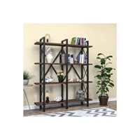 Homedora Cleo Çok Gözlü 4 Raflı Yonga Levha 150x180x35 cm Ceviz