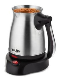 Lider LK-321 Tek Hazneli 200 ml 4 Fincan İnox Türk Kahvesi Makinesi