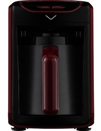 Vestel BD710 Tek Hazneli Otomatik 240 ml 4 Fincan Bordo Türk Kahvesi Makinesi