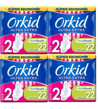 Orkid Ultra Extra Ultra İnce 22'li Hijyenik Ped 4 Adet