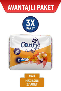 Confy Lady Maxi Long İnce 27'li Hijyenik Ped