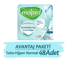 Molped Extra Hijyen Antibakteriyel İnce 48'li Hijyenik Ped