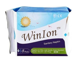 Winion Winalite Negatif İyonlu İnce 8'li Hijyenik Ped
