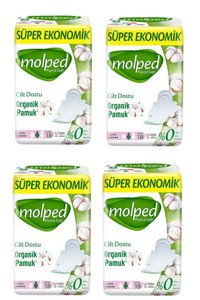 Molped Pure&Soft Ultra İnce 18'li Hijyenik Ped 4 Adet