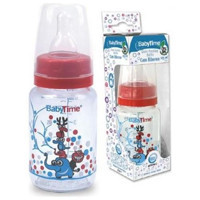 Baby Time Cam 0-18 Ay Desenli Çok Renkli Biberon 150 ml