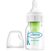 Dr. Brown's Polipropilen Gaz Yapmayan Antikolik Yenidoğan Yavaş Akışlı 0+ Ay Şeffaf Biberon 60 ml