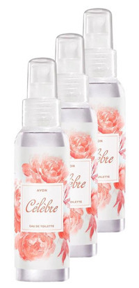 Avon Celebre Beyaz Şeftali-Kış Üzümü Kadın Vücut Spreyi 3x100 ml