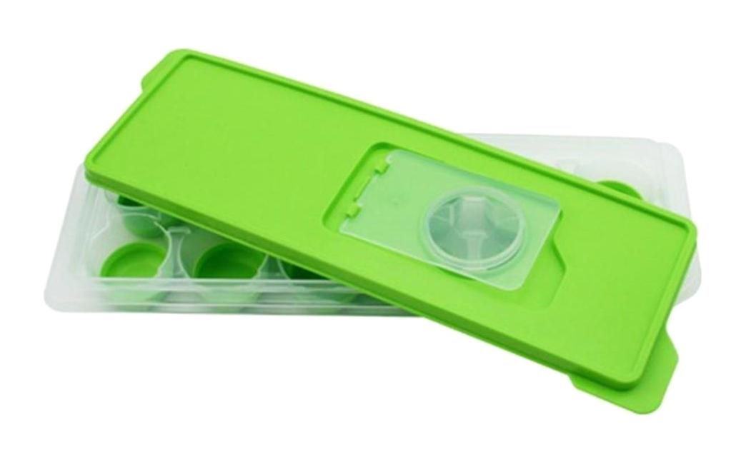 River World Plastik Kapaklı Yeşil Kare Buz Kalıbı