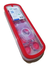 Hobby Life Bade Plastik Kapaklı Kırmızı Kare Buz Kalıbı