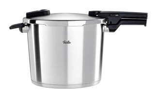 Fissler Vitaquick Premium Düdüklü Kapak Paslanmaz Çelik 10 lt Düdüklü Tencere Siyah